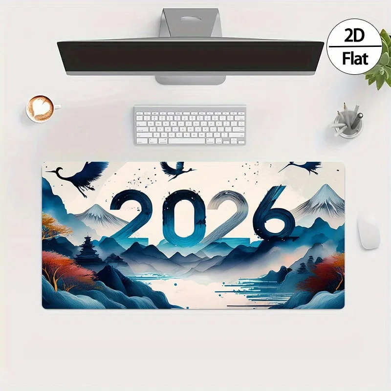 Alas Mouse Karet Besar Pola 2D - Rubber Mat Desk ulasan dan harga