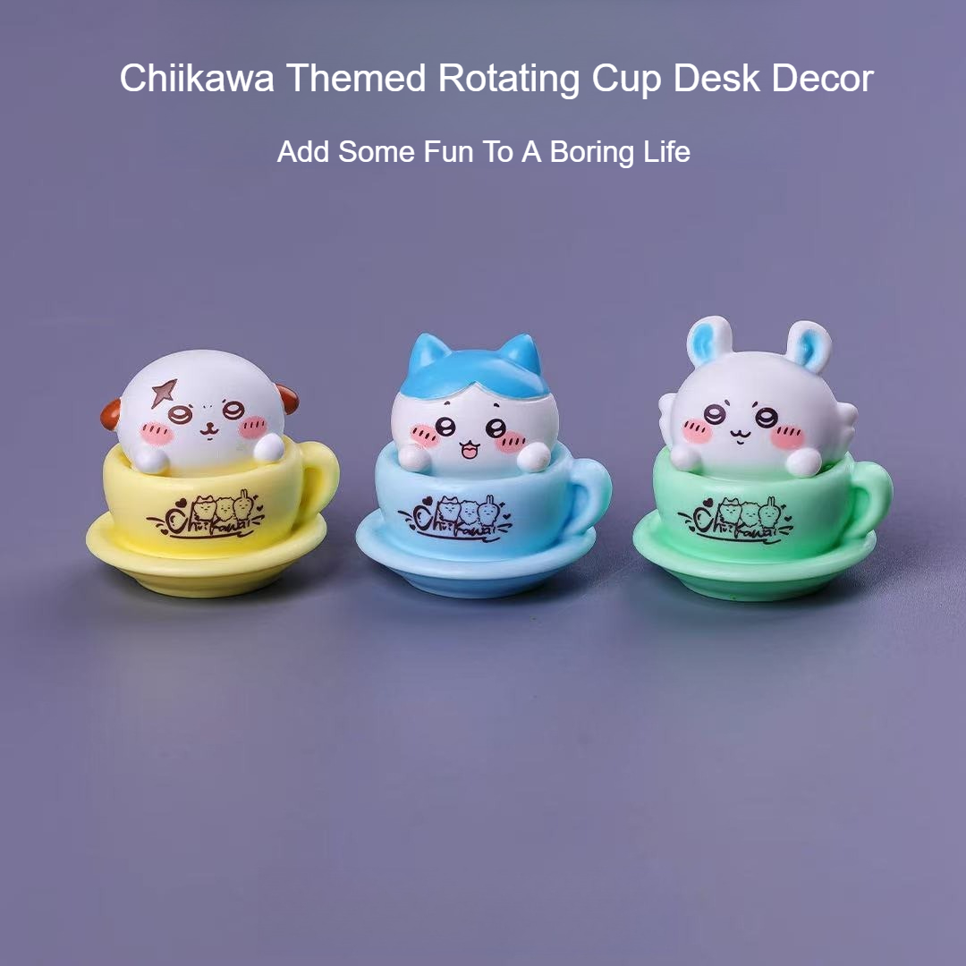 Figur Chiikawa Rotating Cup, D - Desk Setup Kawaii ulasan dan harga