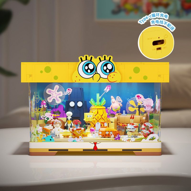 Areax Spongebob Bikini Bottom  - Desk Setup Kawaii ulasan dan harga