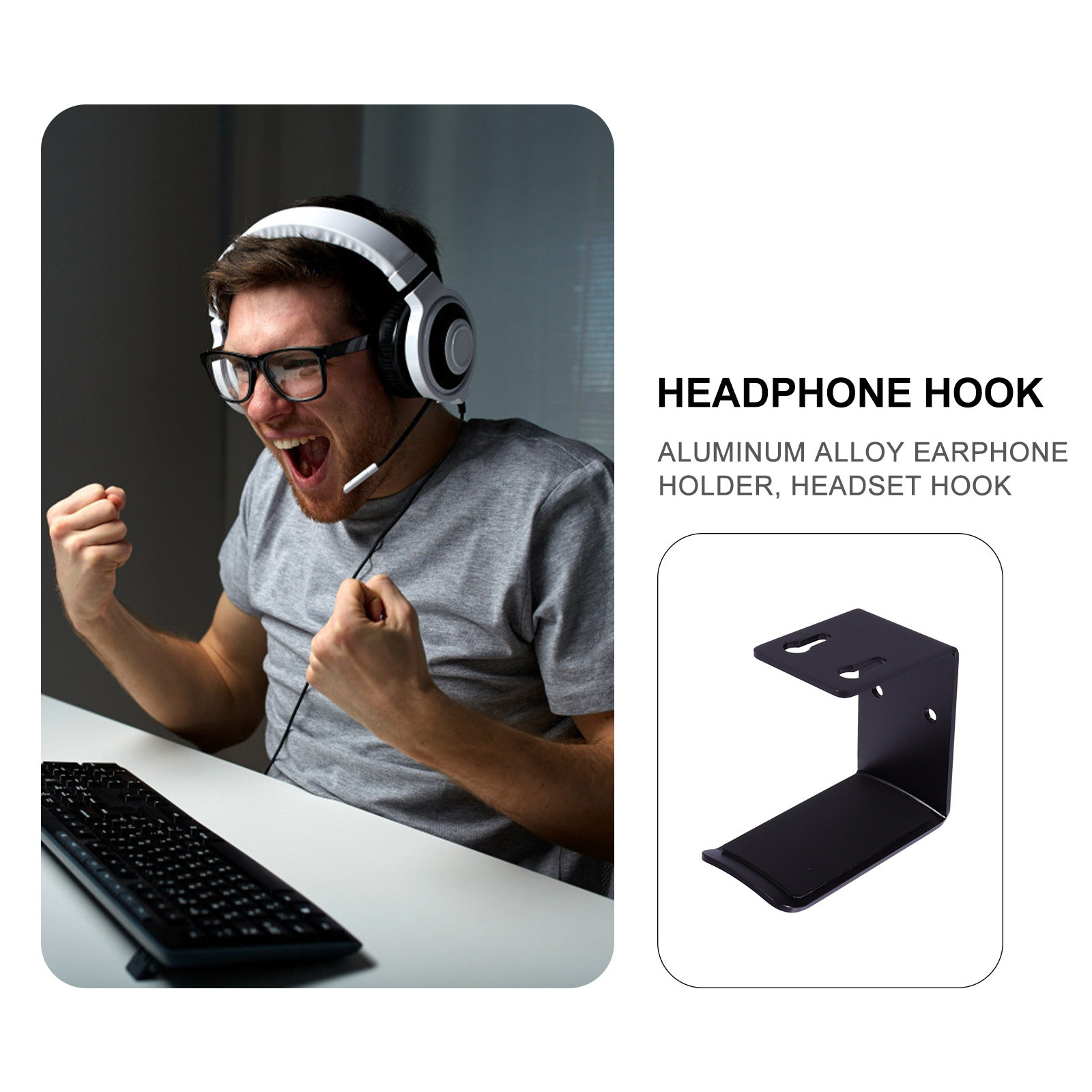 1Pcs Penyangga Headset Premium - Desk Setup Desk ulasan dan harga