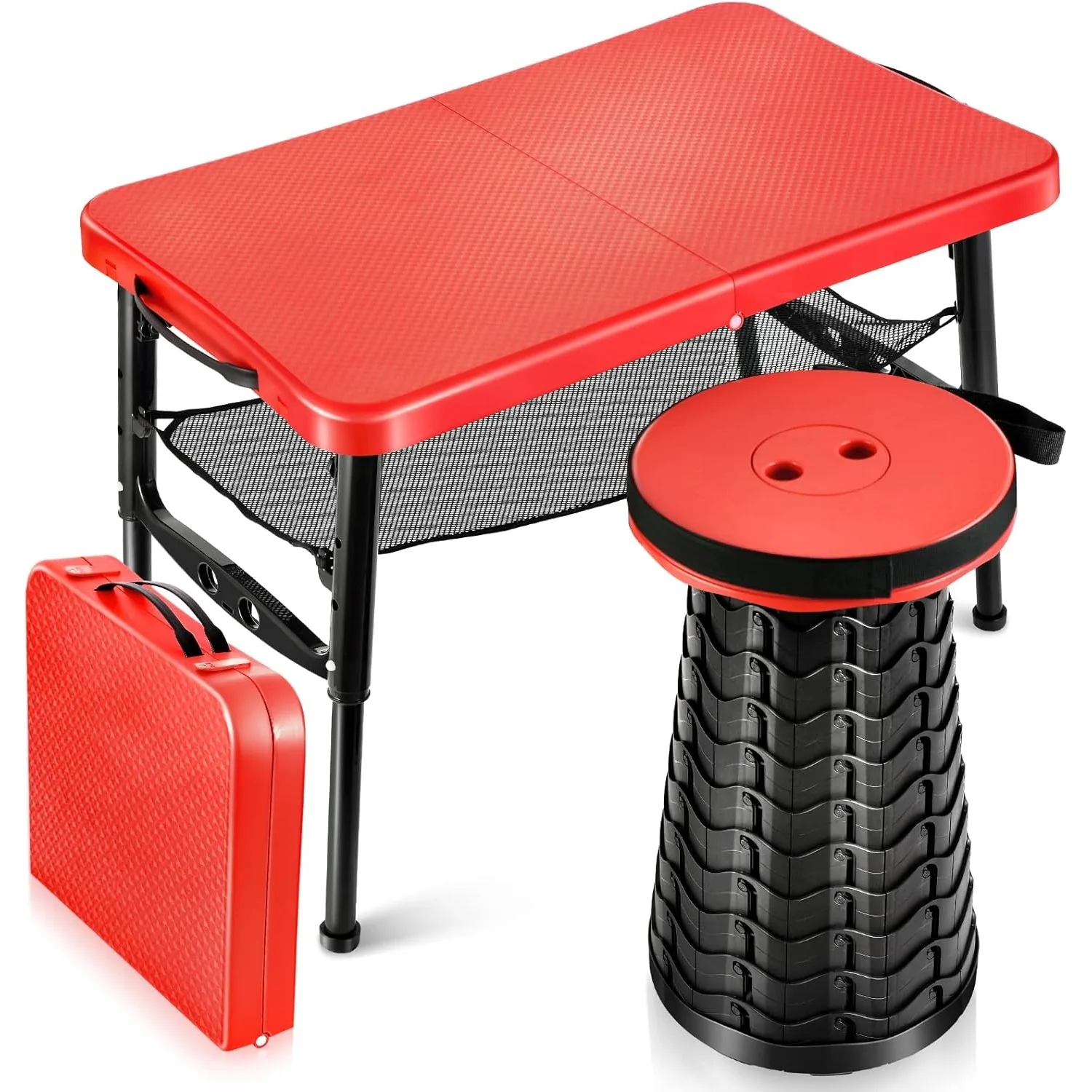 Set Meja & Bangku Lipat Dapat  - Desk Setup Notebook ulasan dan harga