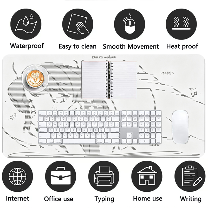 1 Buah Alas Mouse Kulit Anime  - Desk Setup Cute ulasan dan harga
